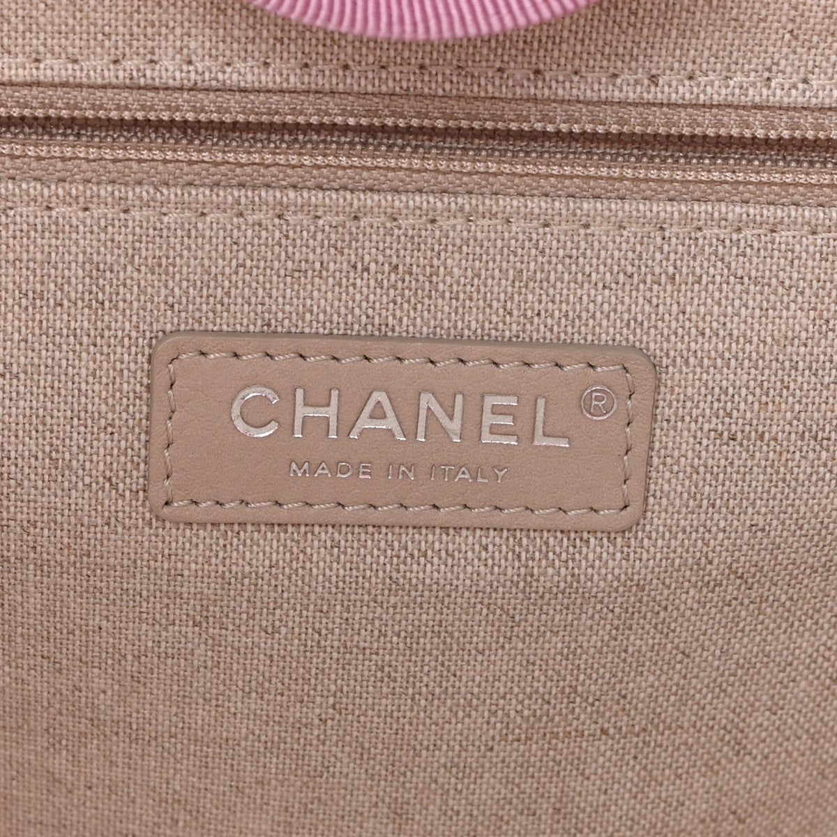 Mixed Fibers Small Deauville Tote Dark Pink