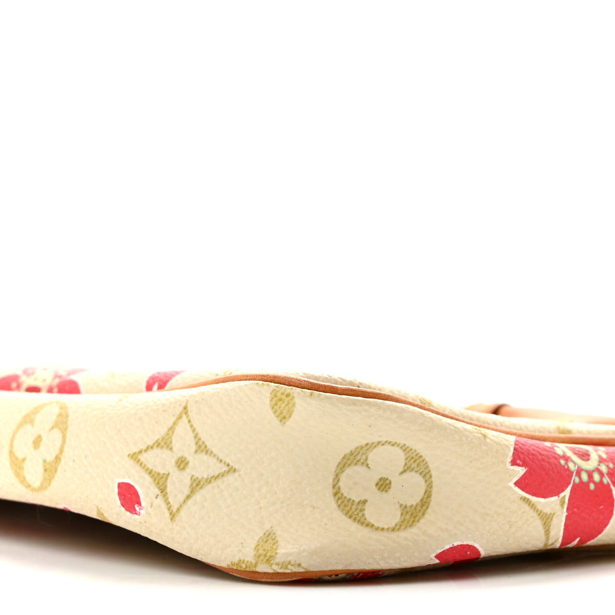 Monogram Cherry Blossom Pochette Accessories Red