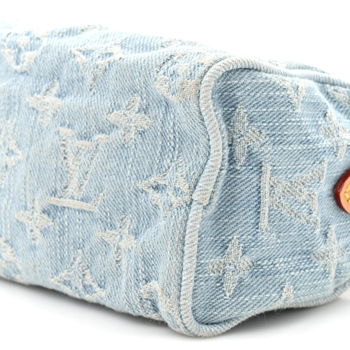 Monogram Denim Nano Speedy Sky Blue