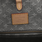 Monogram Denim Onthego MM Washed Grey