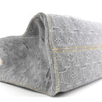 Monogram Denim Onthego MM Washed Grey
