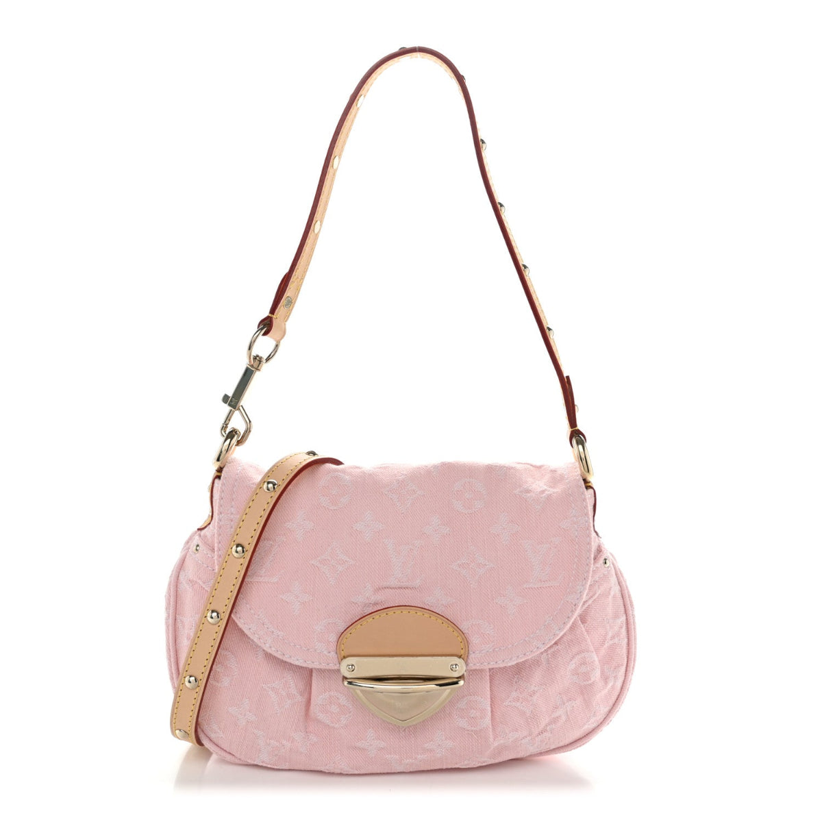 Monogram Denim Sunset Washed Pink