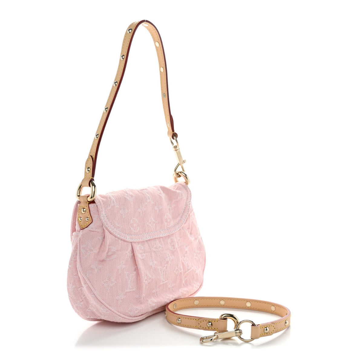Monogram Denim Sunset Washed Pink