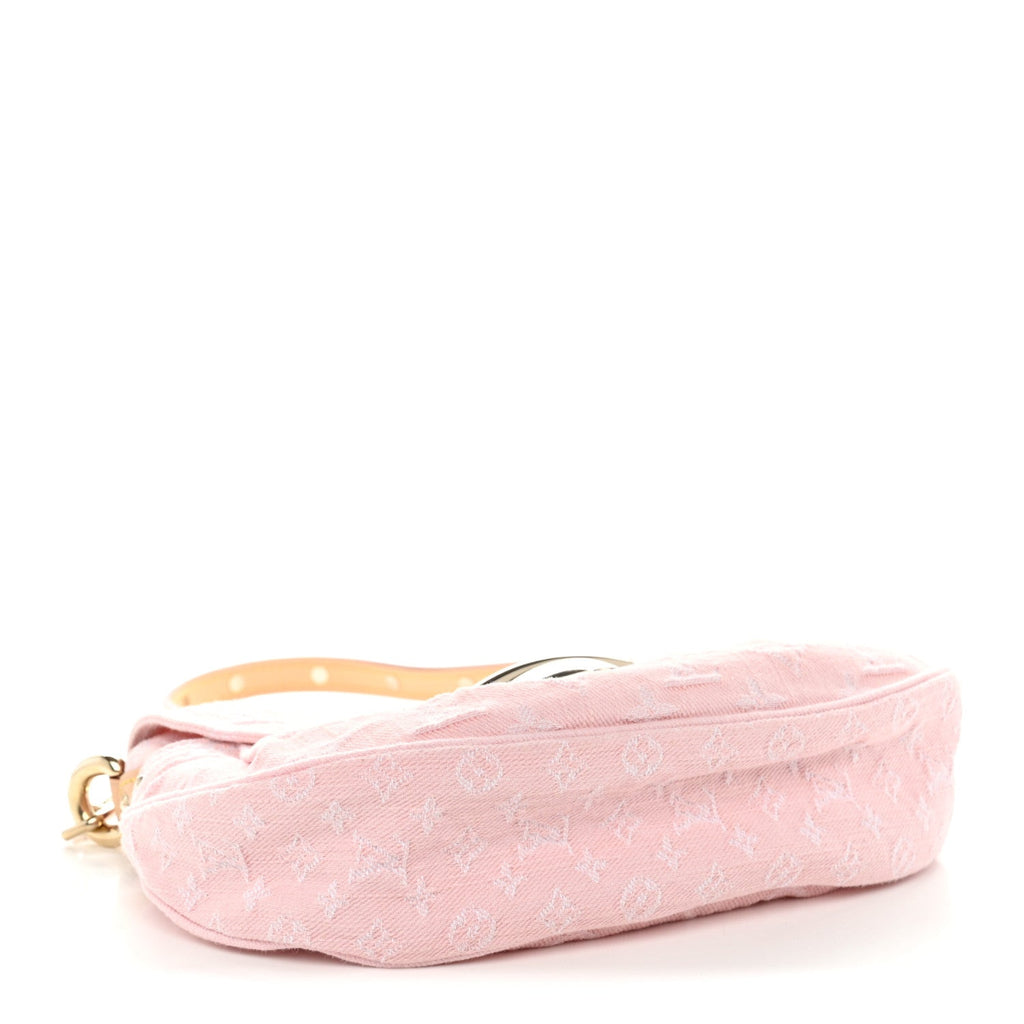 Monogram Denim Sunset Washed Pink