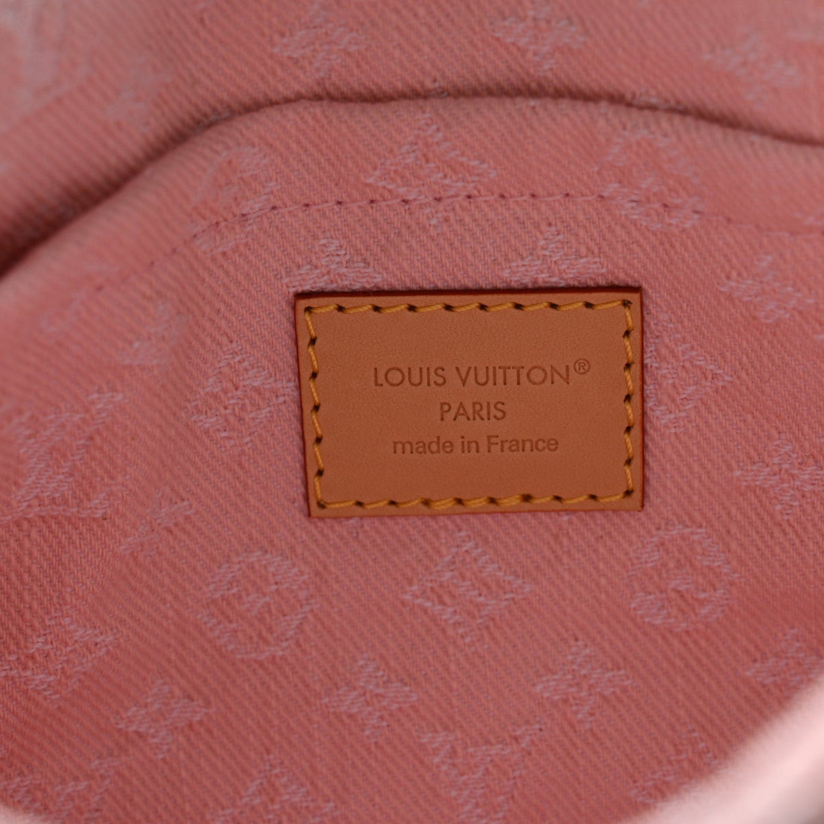 Monogram Denim Sunset Washed Pink