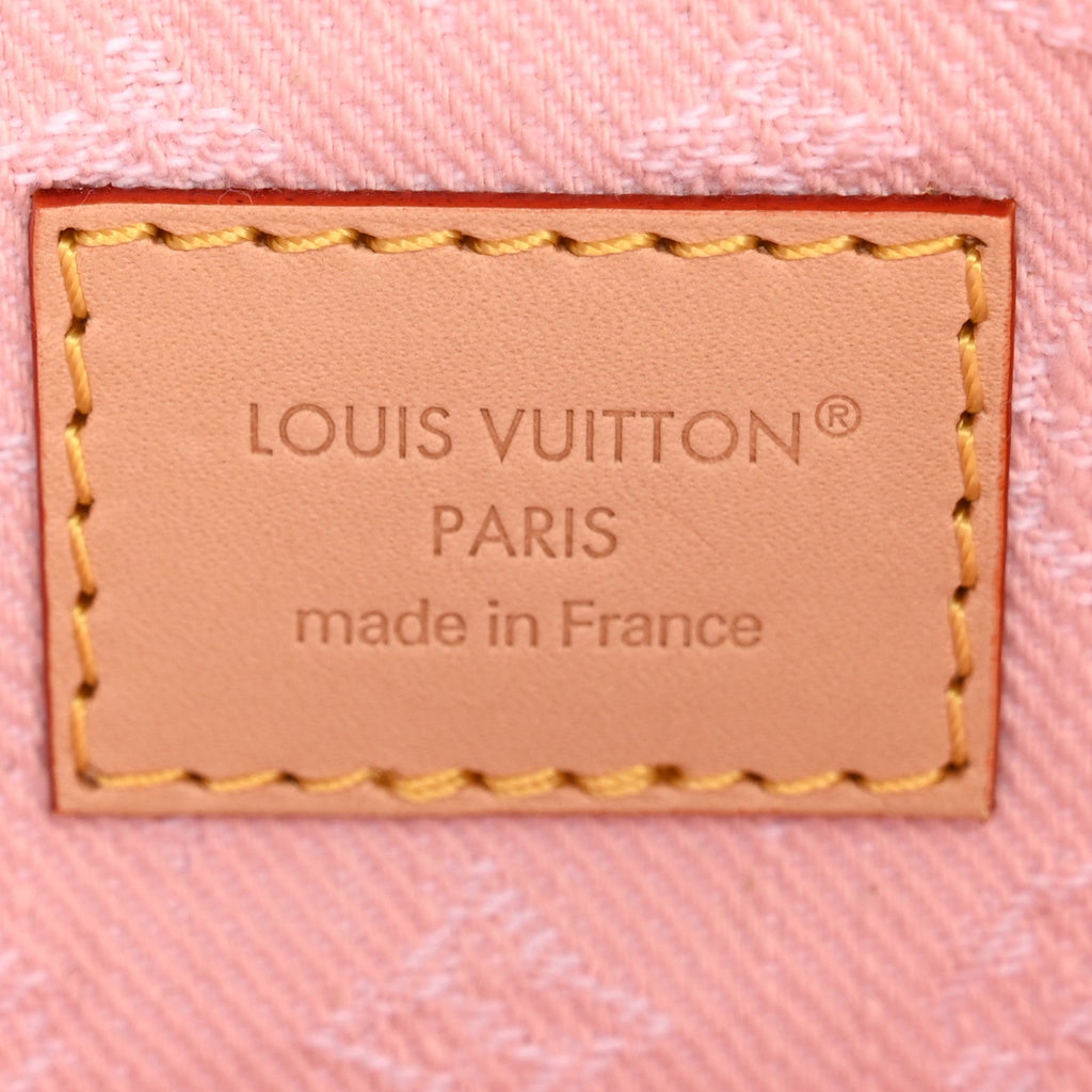 Monogram Denim Sunset Washed Pink