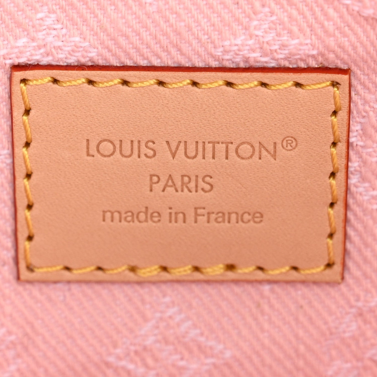 Monogram Denim Sunset Washed Pink