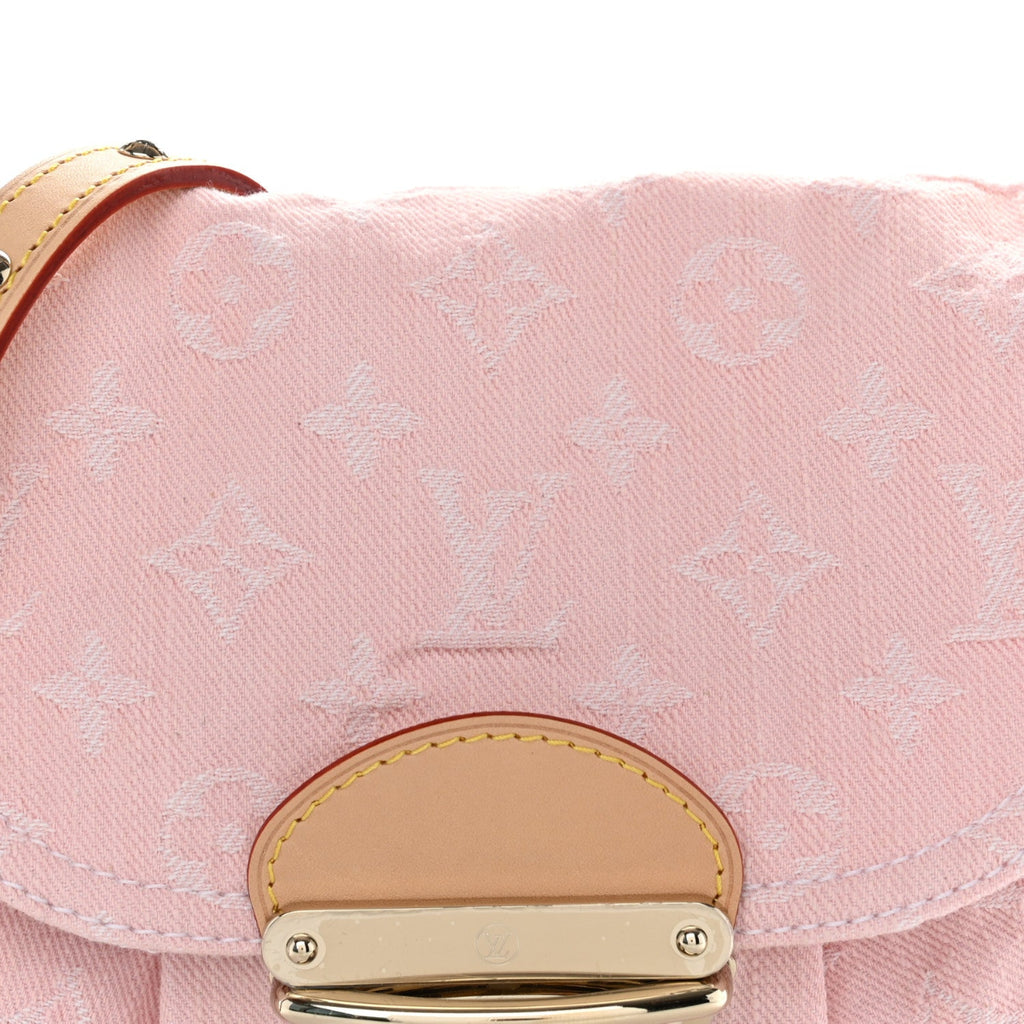 Monogram Denim Sunset Washed Pink