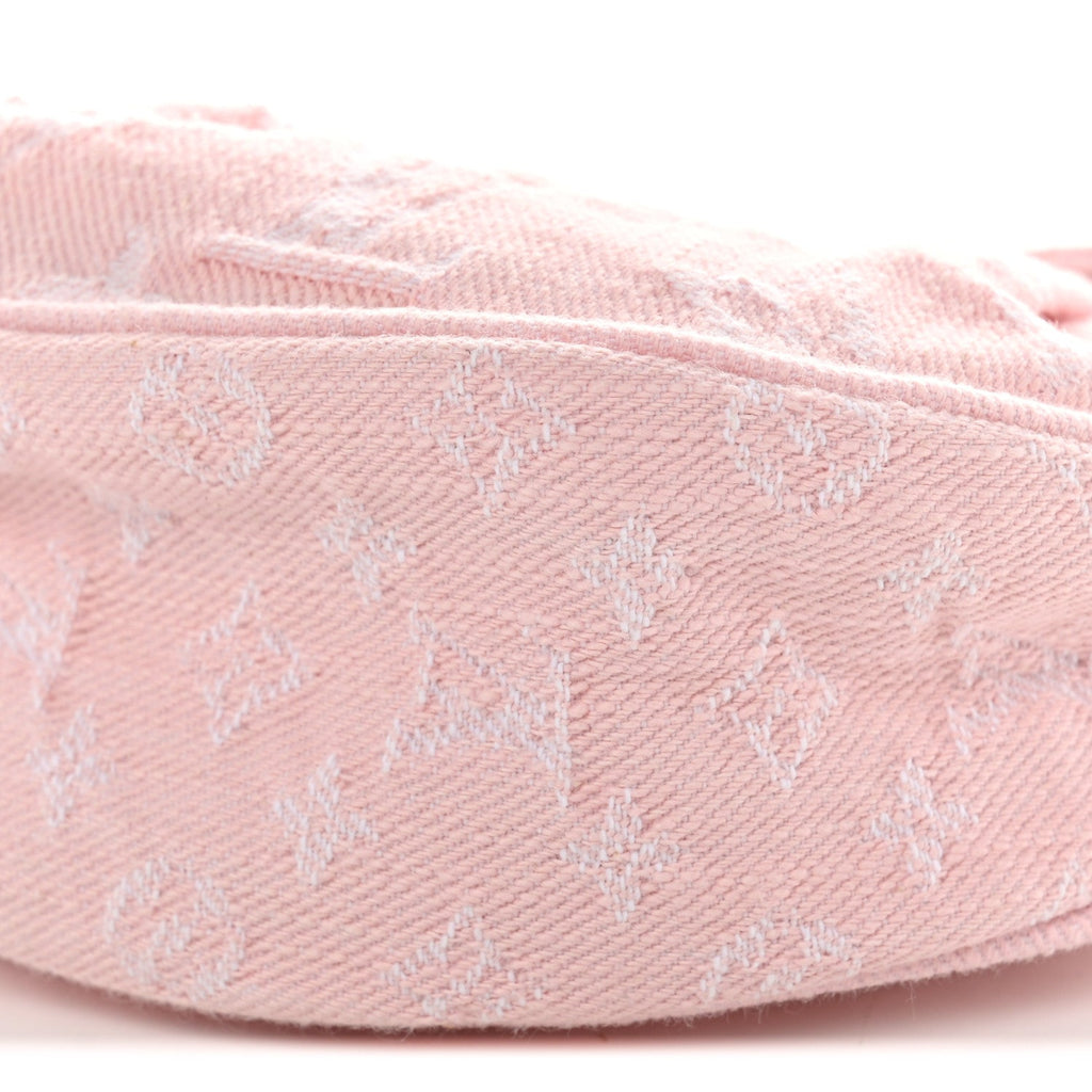 Monogram Denim Sunset Washed Pink