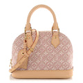Monogram Embleme Jacquard Alma BB Rose Ruban