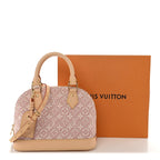 Monogram Embleme Jacquard Alma BB Rose Ruban
