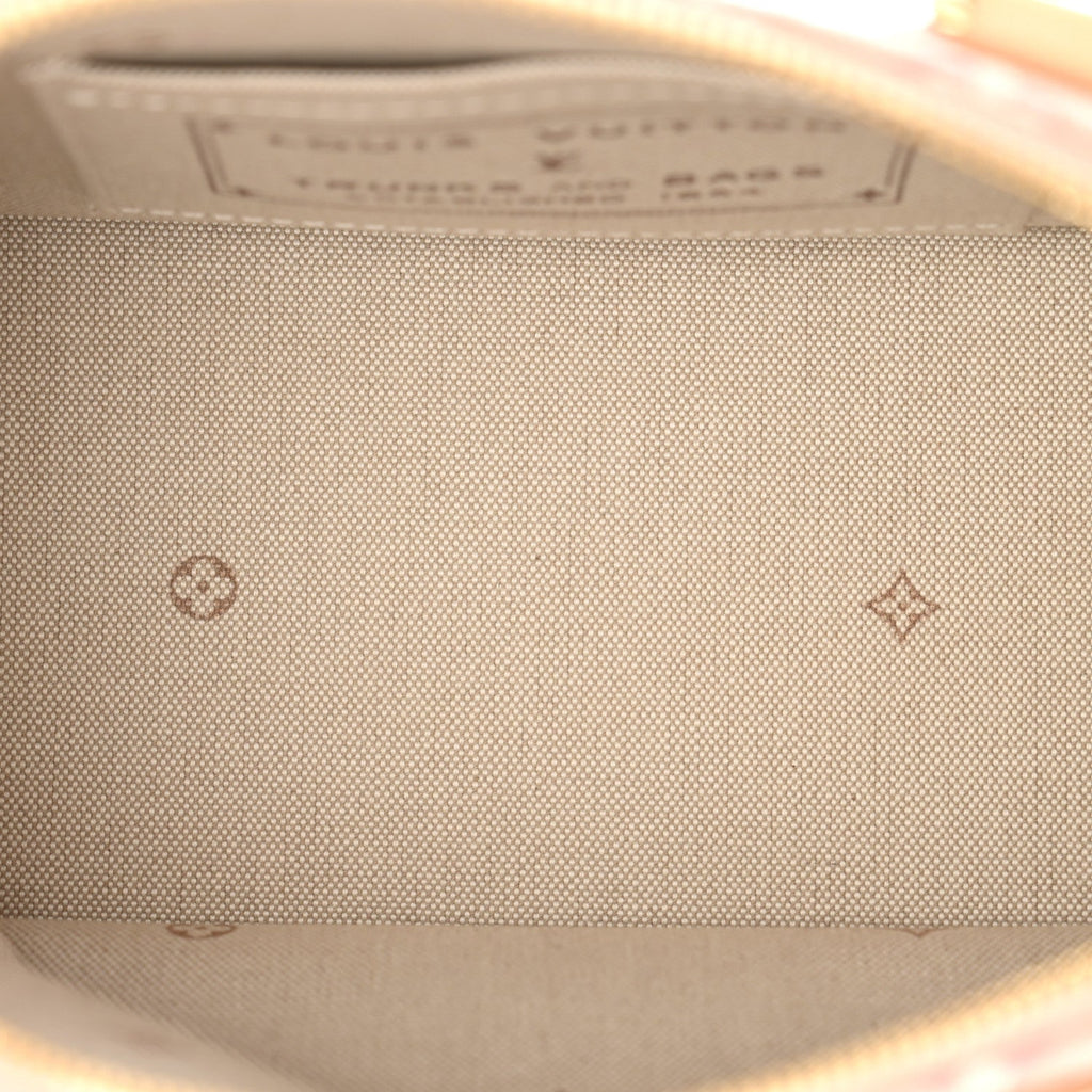 Monogram Embleme Jacquard Alma BB Rose Ruban