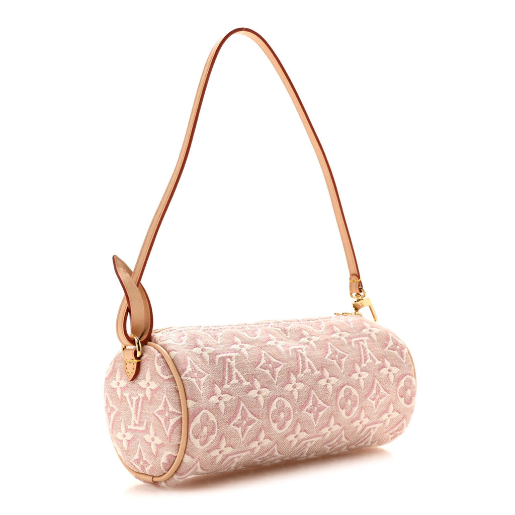 Monogram Embleme Papillon Pochette Rose Ruban
