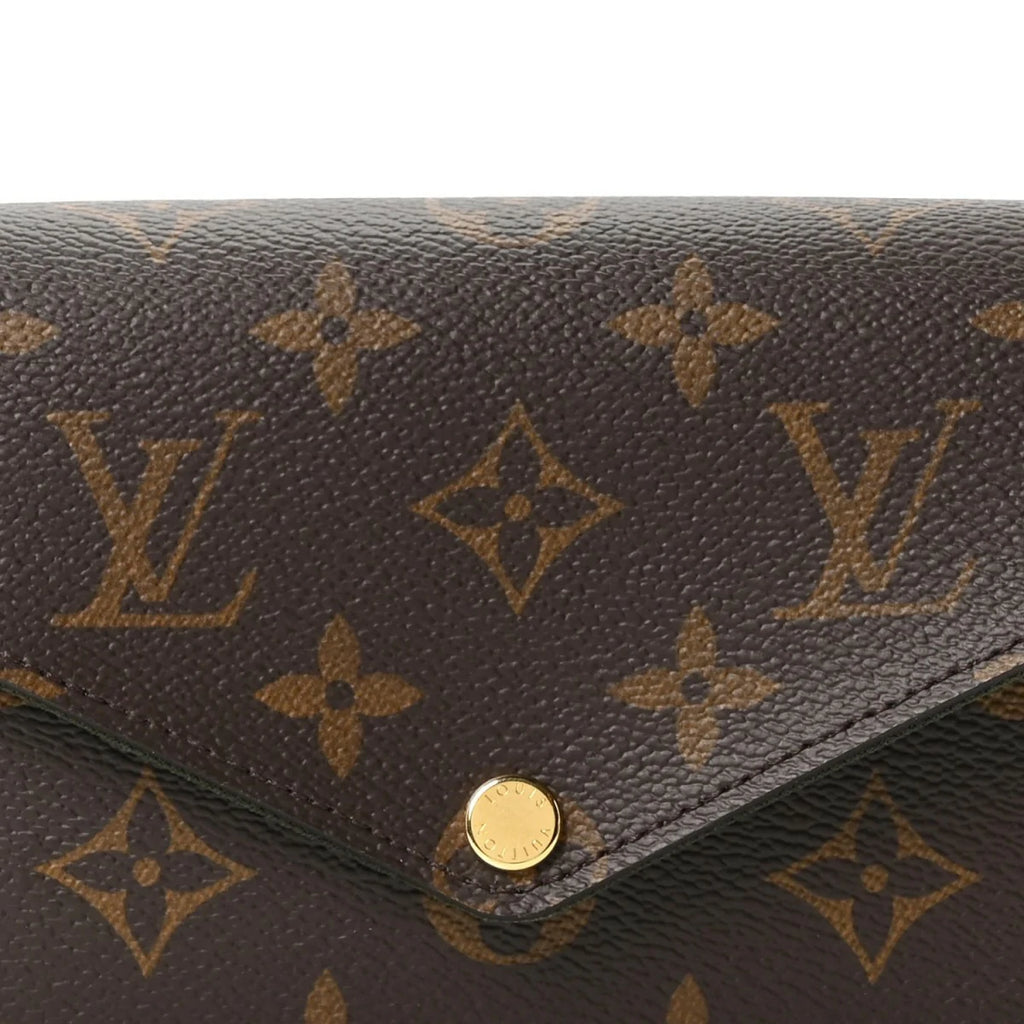 Monogram Felicie Strap & Go Kaki