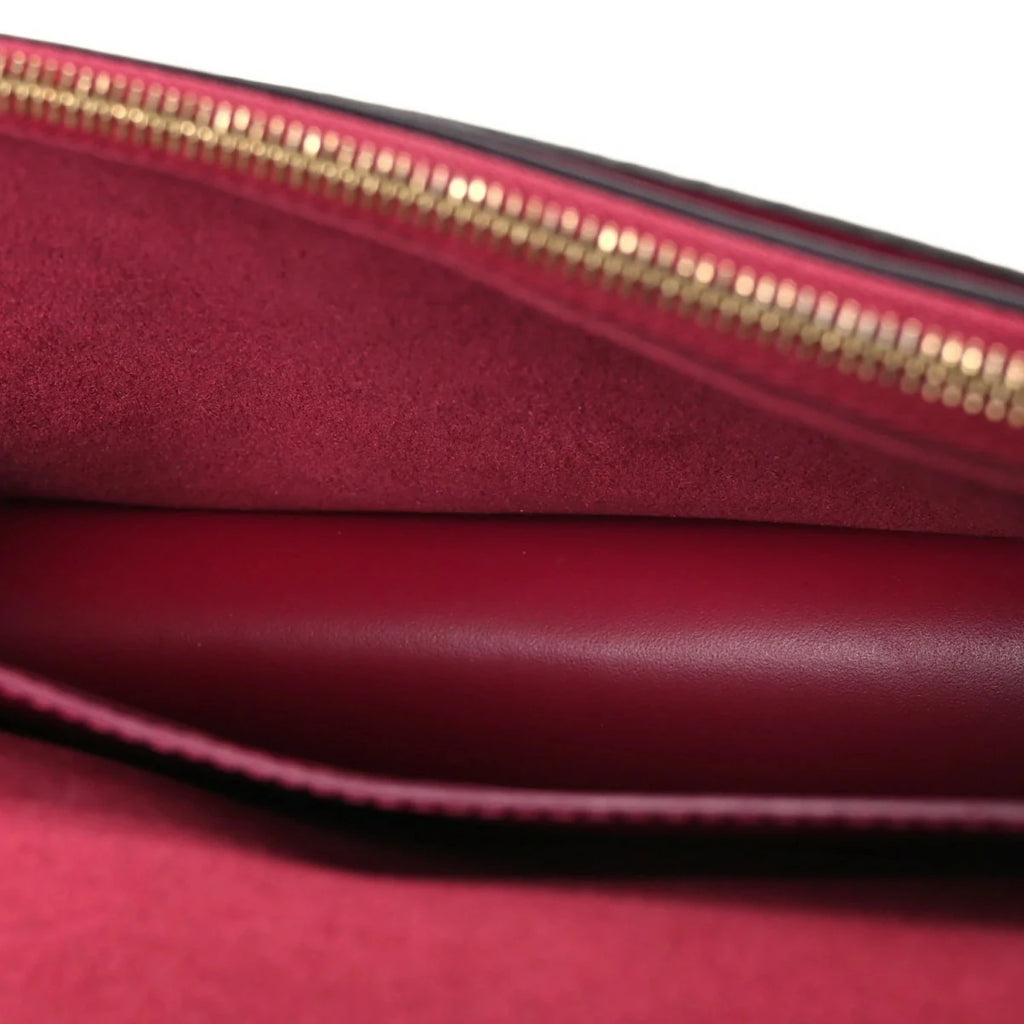 Monogram Flore Chain Wallet Fuchsia