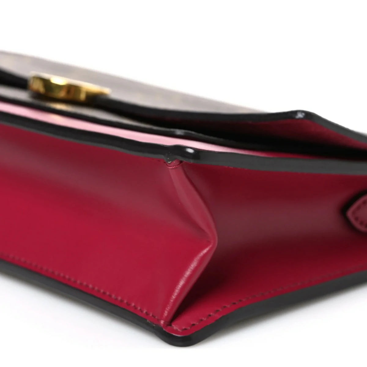 Monogram Flore Chain Wallet Fuchsia