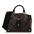 Monogram Petite Malle Souple Black