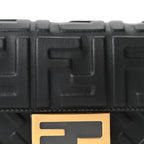 Nappa FF 1974 Embossed Mini Baguette Black