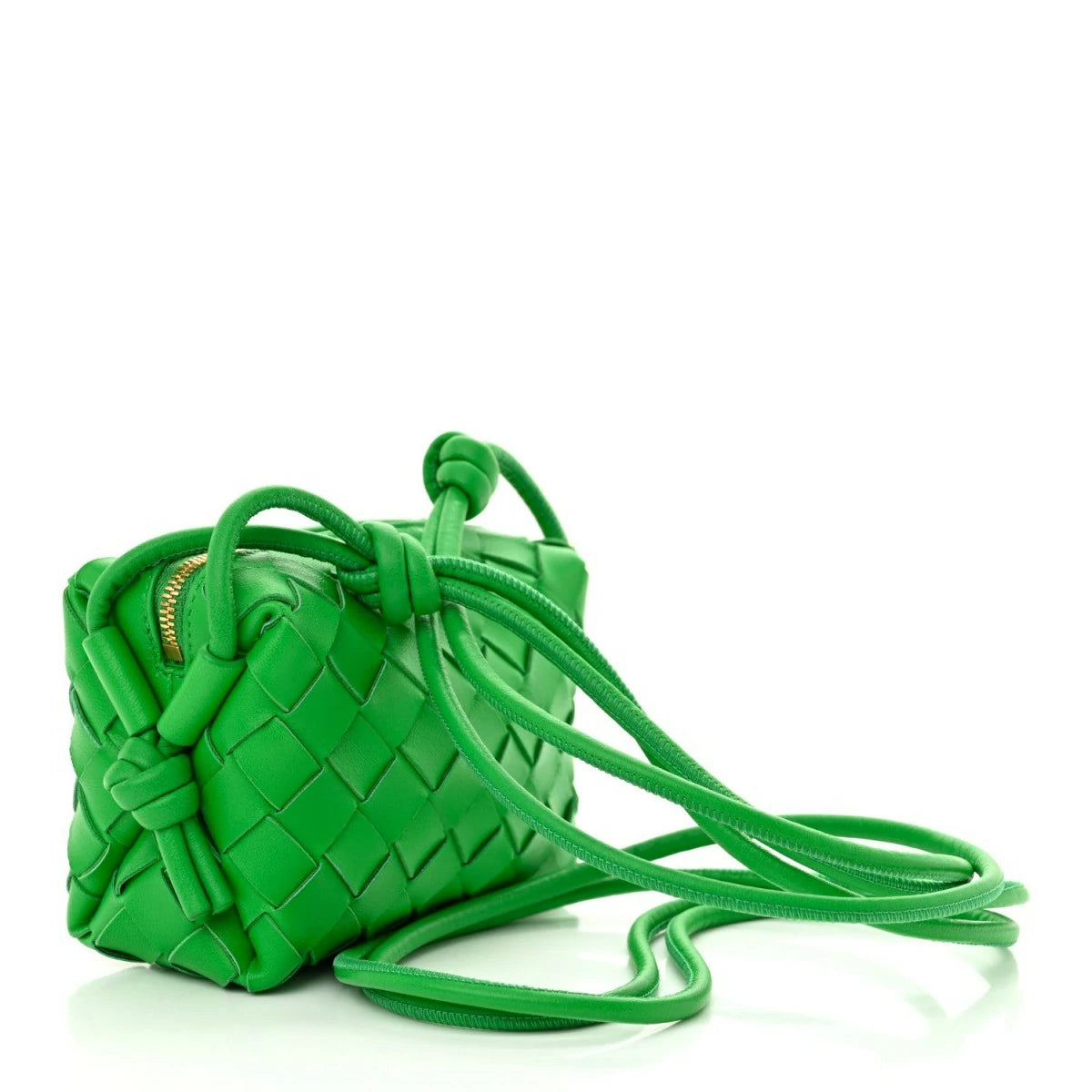 Nappa Intrecciato Candy Loop Camera Bag Parakeet