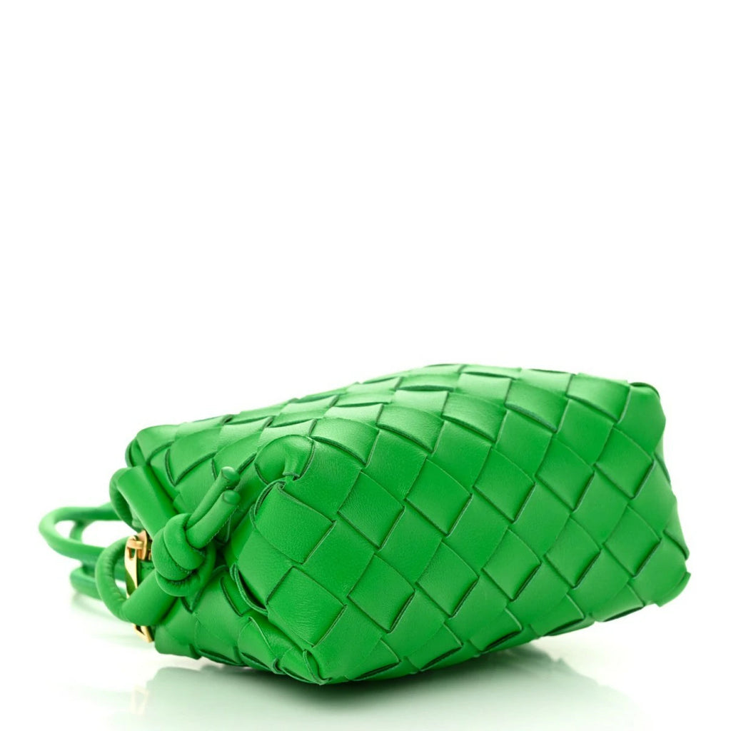 Nappa Intrecciato Candy Loop Camera Bag Parakeet