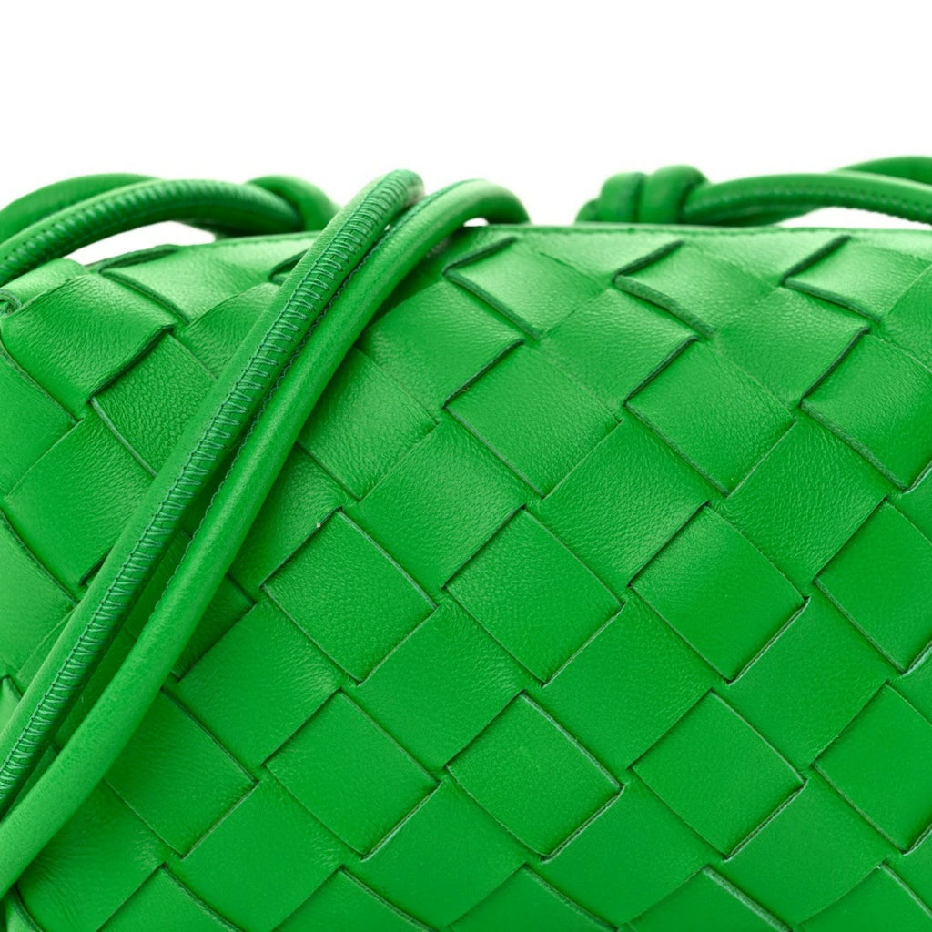 Nappa Intrecciato Candy Loop Camera Bag Parakeet