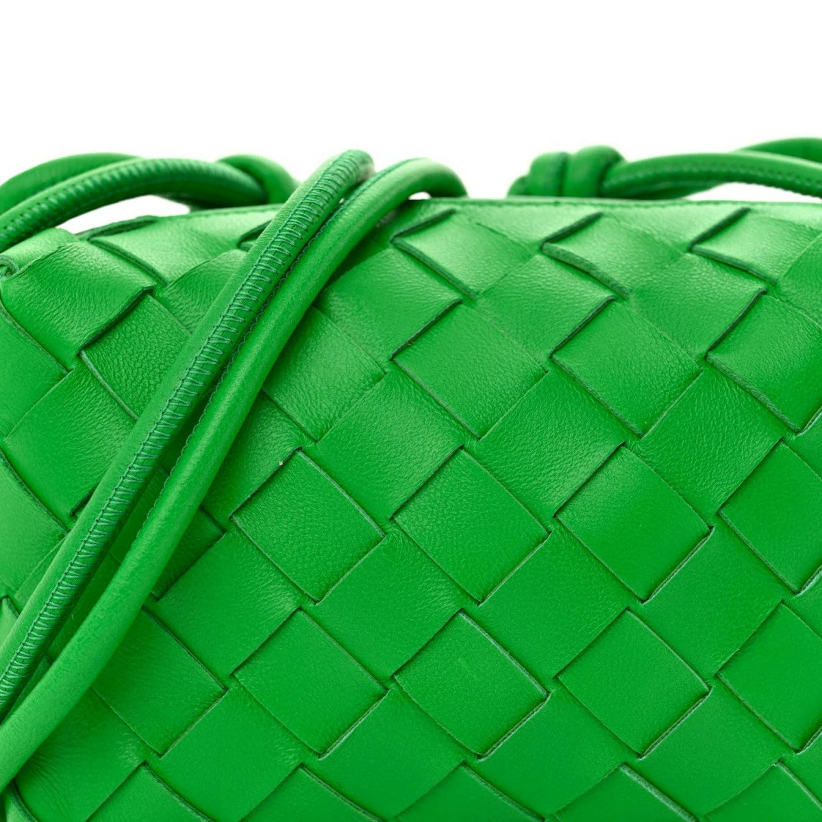 Nappa Intrecciato Candy Loop Camera Bag Parakeet