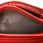 Nappa Intrecciato Continental Wallet on Chain Red
