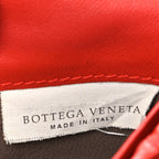 Nappa Intrecciato Continental Wallet on Chain Red