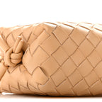 Nappa Intrecciato Mini Loop Camera Bag Almond