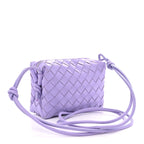 Nappa Intrecciato Mini Loop Camera Bag Wisteria
