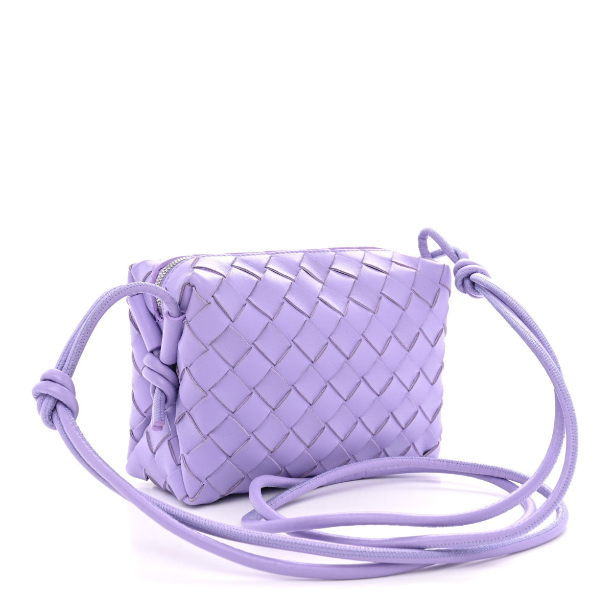 Nappa Intrecciato Mini Loop Camera Bag Wisteria