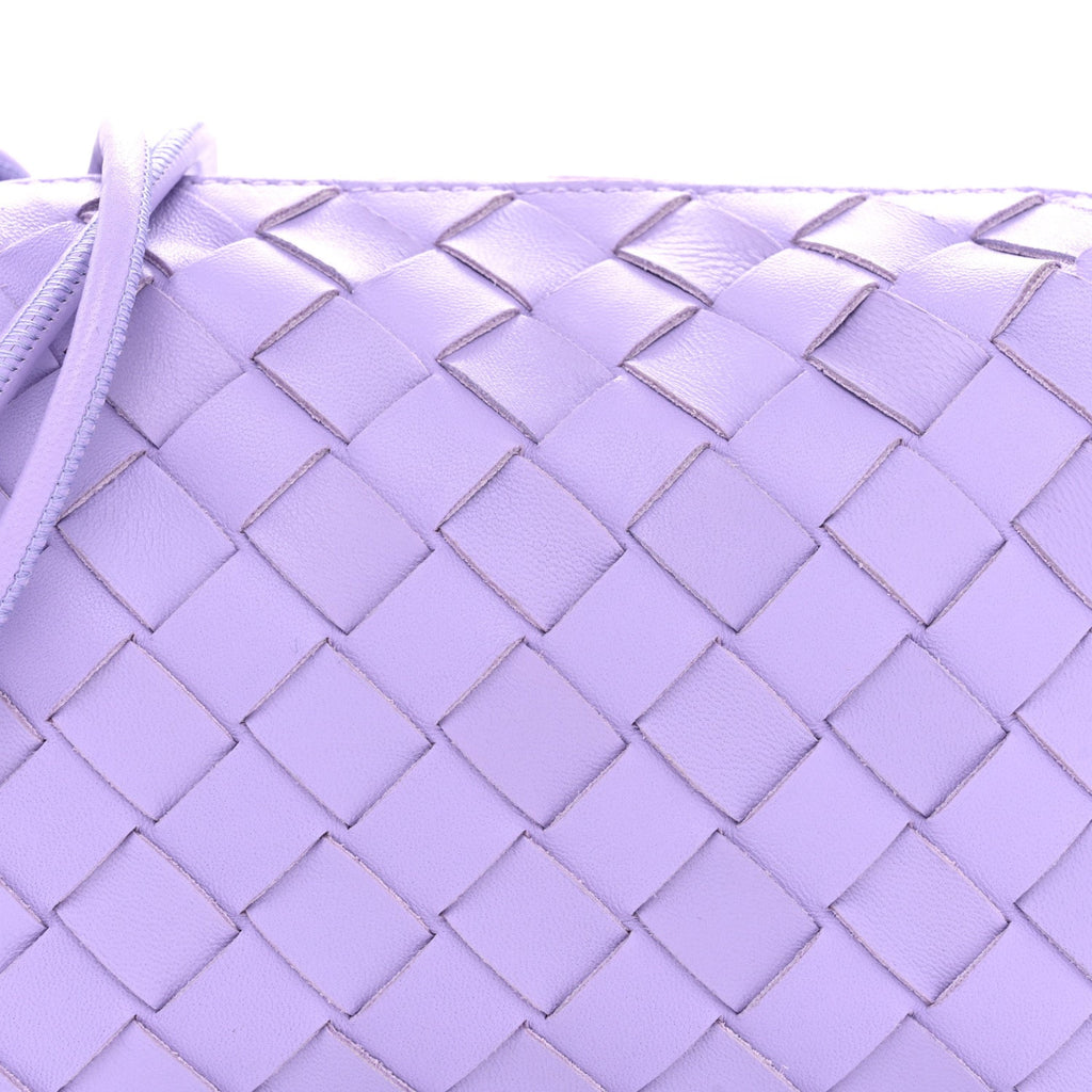 Nappa Intrecciato Mini Loop Camera Bag Wisteria