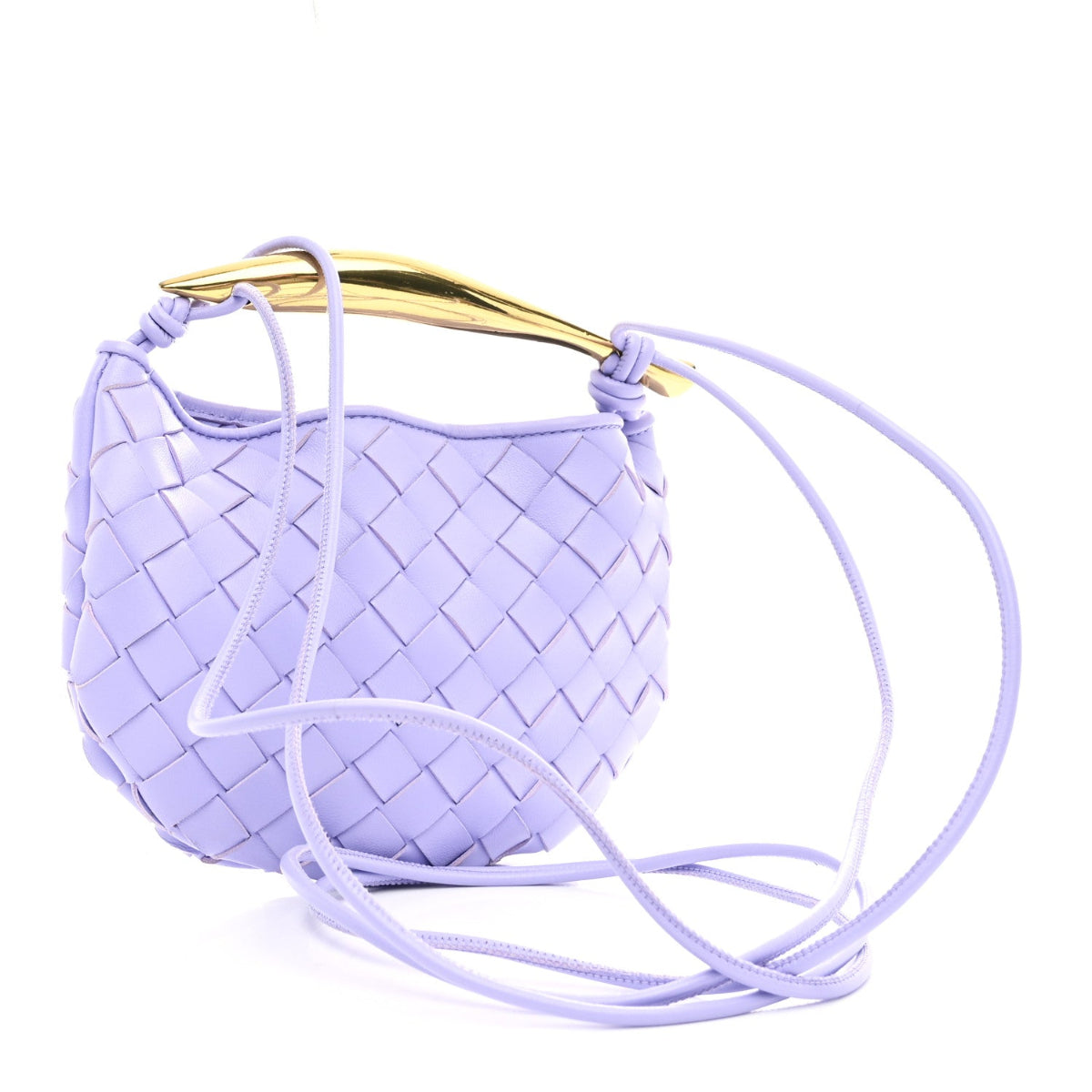 Nappa Intrecciato Mini Sardine Bag Amethyst
