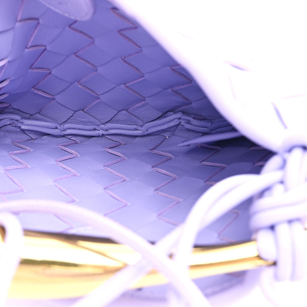 Nappa Intrecciato Mini Sardine Bag Amethyst