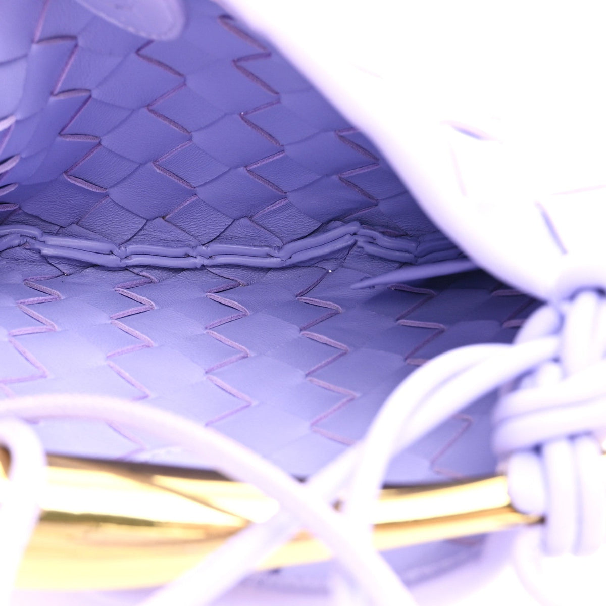 Nappa Intrecciato Mini Sardine Bag Amethyst