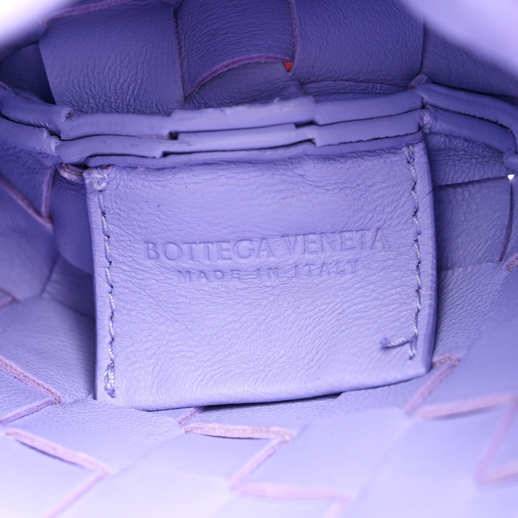 Nappa Intrecciato Mini Sardine Bag Amethyst
