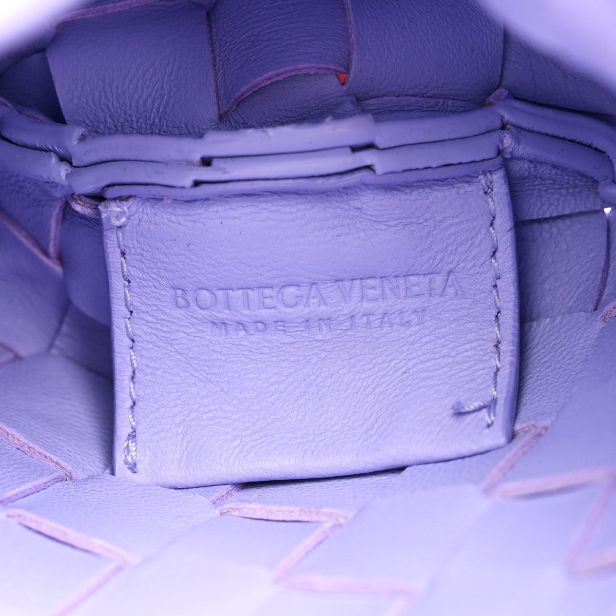 Nappa Intrecciato Mini Sardine Bag Amethyst