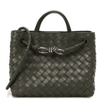 Nappa Intrecciato Small Andiamo Shoulder Bag Pickle