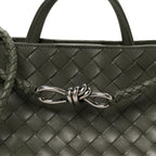 Nappa Intrecciato Small Andiamo Shoulder Bag Pickle
