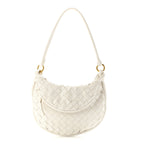 Nappa Intrecciato Small Gemelli White