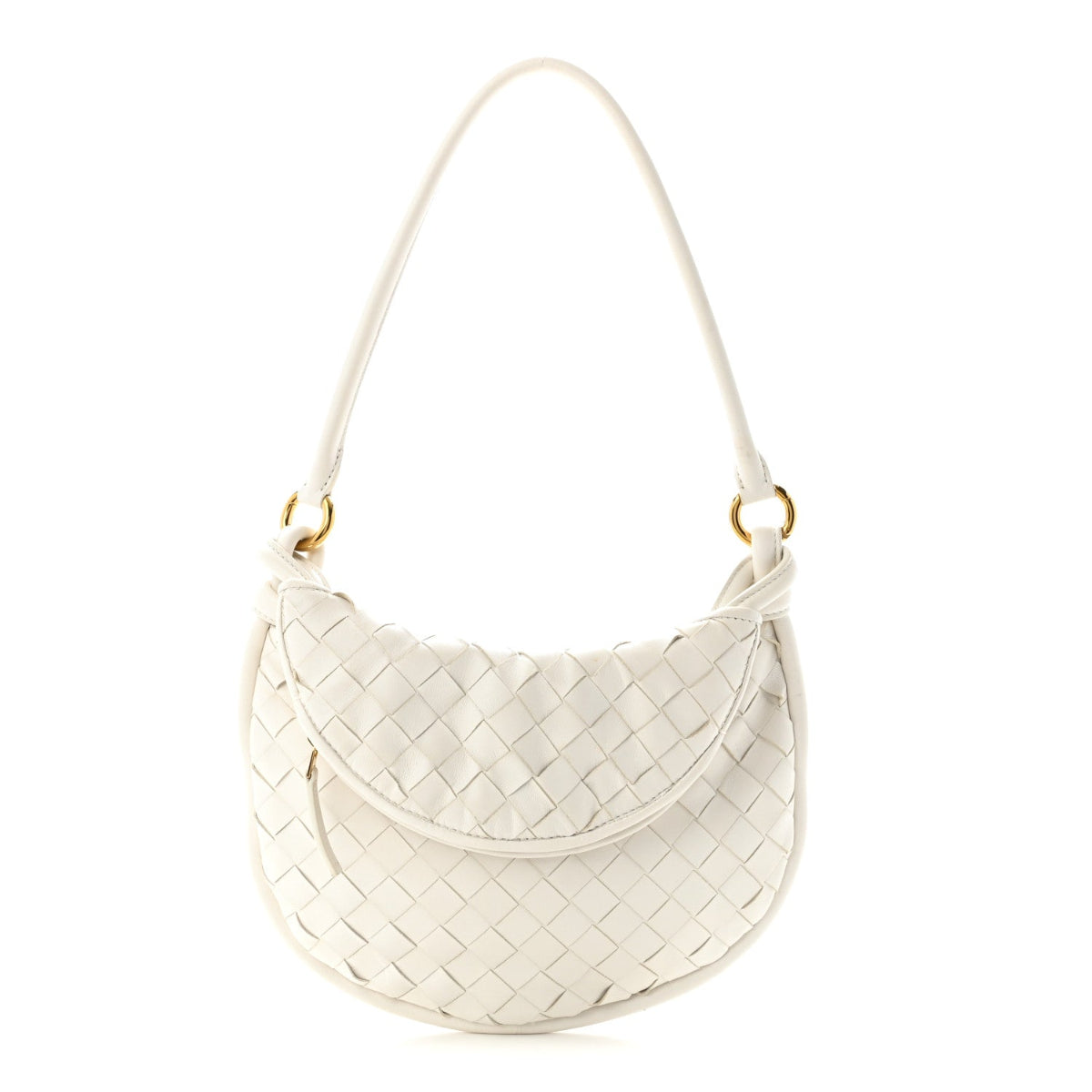 Nappa Intrecciato Small Gemelli White