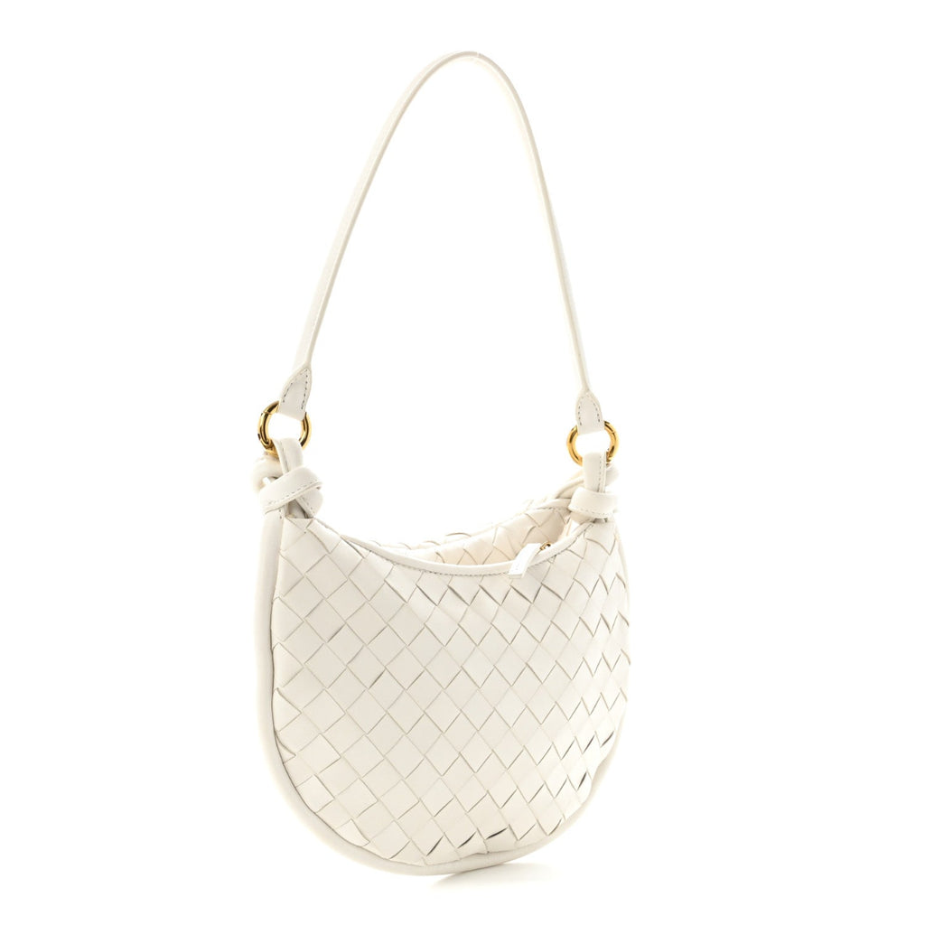 Nappa Intrecciato Small Gemelli White