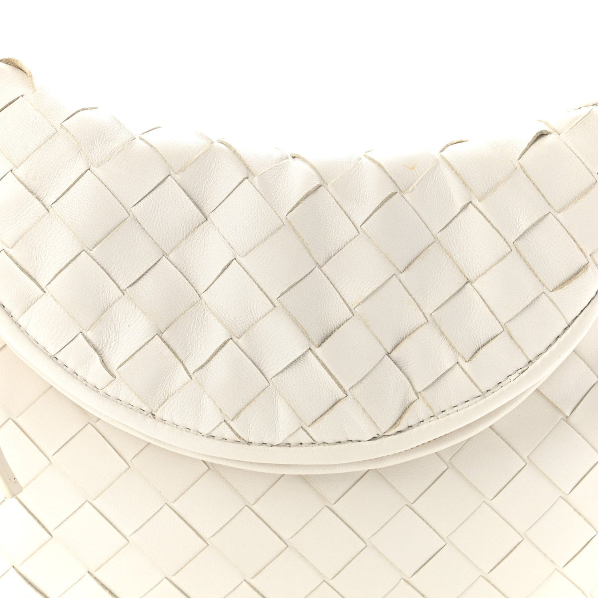Nappa Intrecciato Small Gemelli White