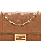 Nappa Matisse FF Embossed Continental Wallet On Chain Coloniale