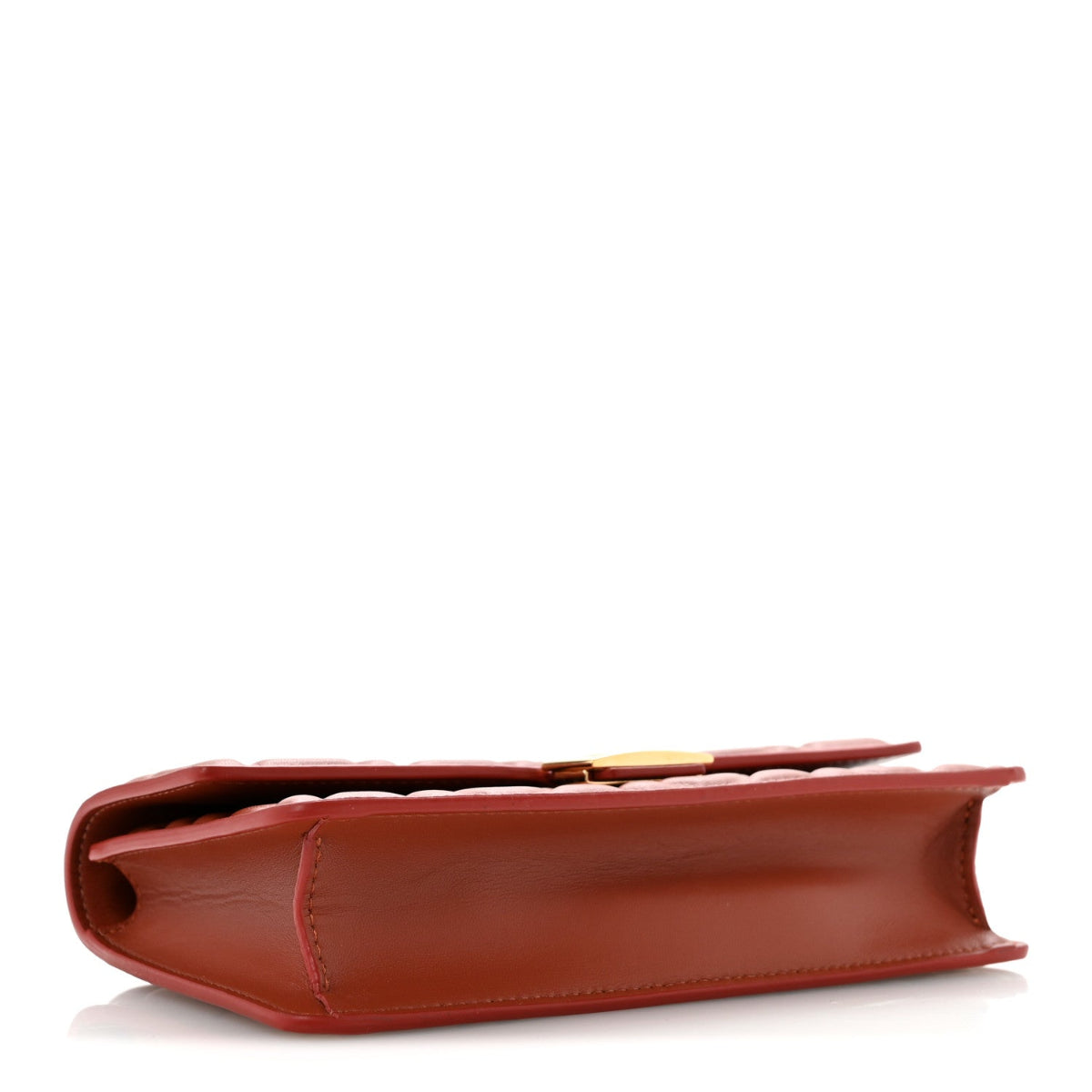Nappa Matisse FF Embossed Wallet On Chain Baguette Sienna