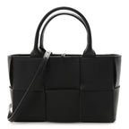 Nappa Maxi Intrecciato Arco Tote Black