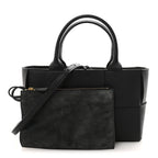 Nappa Maxi Intrecciato Arco Tote Black
