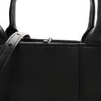 Nappa Maxi Intrecciato Arco Tote Black