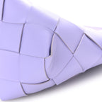 Nappa Maxi Intrecciato Clasp Bucket Bag Wisteria