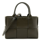 Nappa Maxi Intrecciato Mini Arco Tote Mud